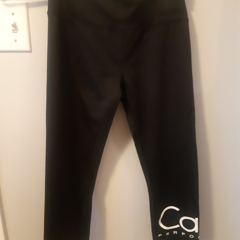Black crop Calvin Klein legging